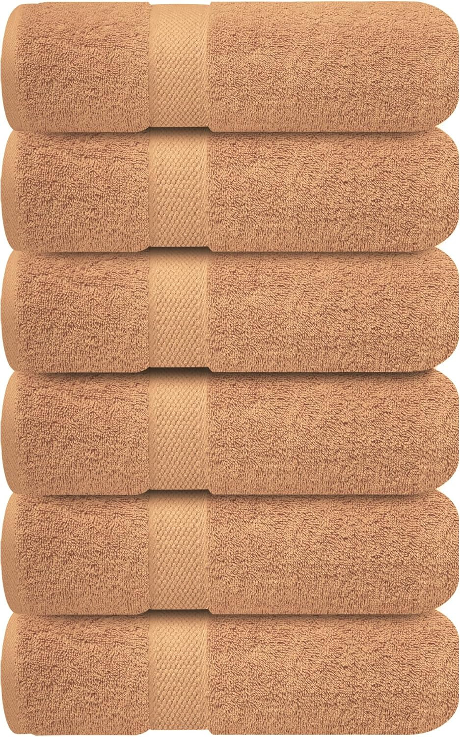 Luxury 100% Cotton Wash Cloths - Soft & Absorbent Face Towels for Bathroom, Gym, and Spa | Pack of 4 (Brilliant White)