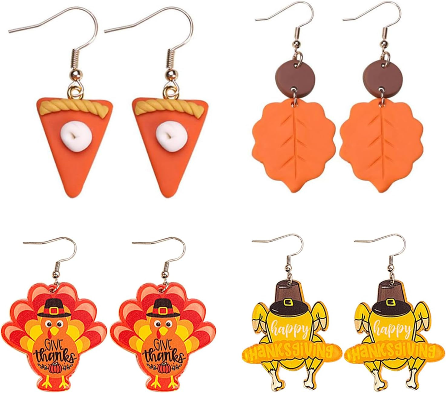 Charming Maple Leaf Fall Earrings - Ideal for Autumn Fashion & Thanksgiving Gifts 2025