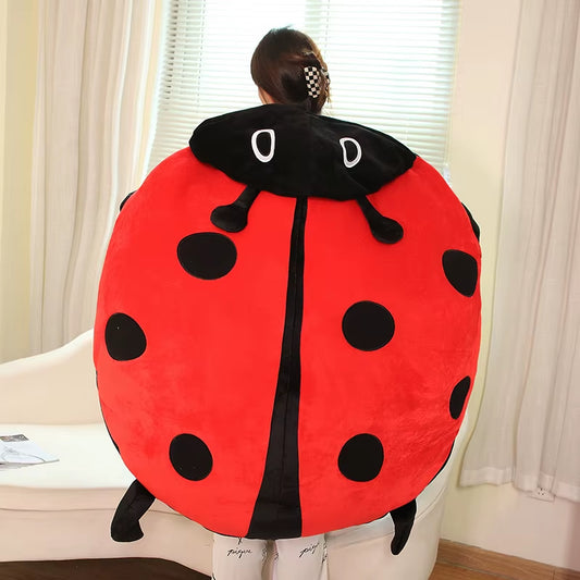 Adorable Ladybug Plush Pillow - Perfect for Parties, Cosplay, and Cozy Comfort!