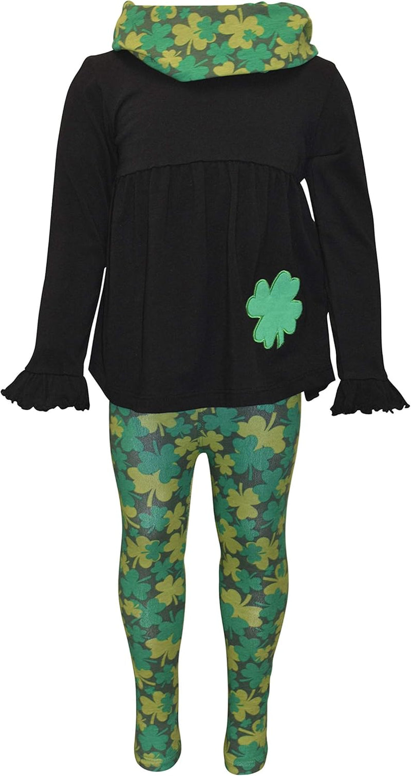 Charming 3-Piece Toddler Outfit Set for Baby Girls - Trendy Long Sleeve Tunic, Cozy Leggings & Fashionable Scarf