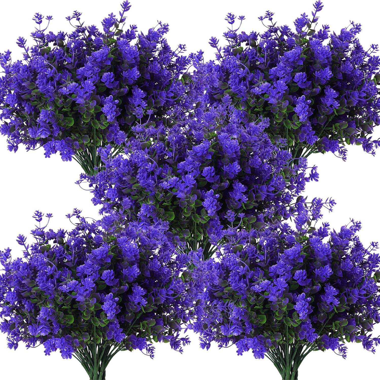Vibrant 8 Bundle Set of No-Fade Artificial Fall Flowers - Ideal Faux Autumn Decor for Thanksgiving, Christmas, Weddings, and Home Garden!
