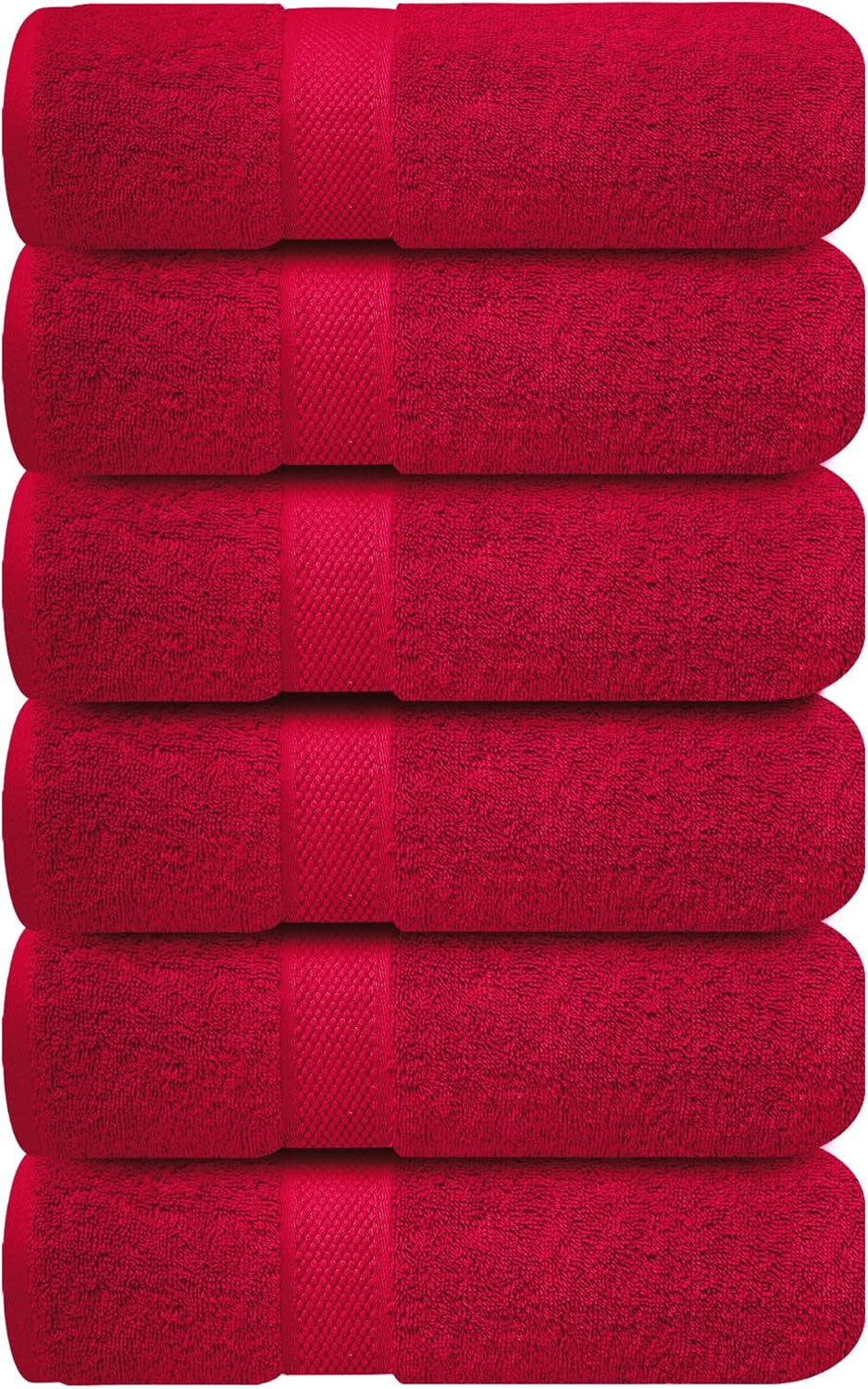 Luxury 100% Cotton Wash Cloths - Soft & Absorbent Face Towels for Bathroom, Gym, and Spa | Pack of 4 (Brilliant White)