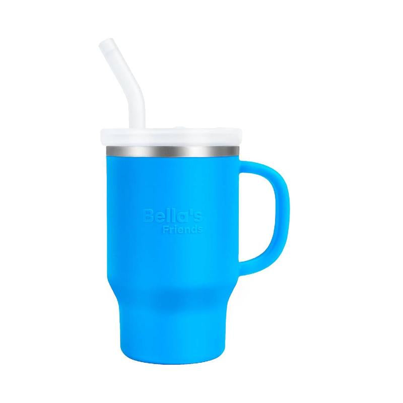Bella’s Friends 2-Pack Portable Mini Tumblers - Adorable Leak-Proof 9 Oz Sippy Cups for Toddlers, Dishwasher Safe with Stainless Steel Interior & Silicone Body – Ideal for Home and Travel!