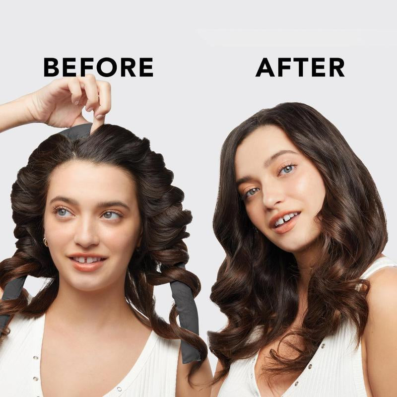 Satin Charcoal Kitsch Heatless Hair Curler for Effortless Waves