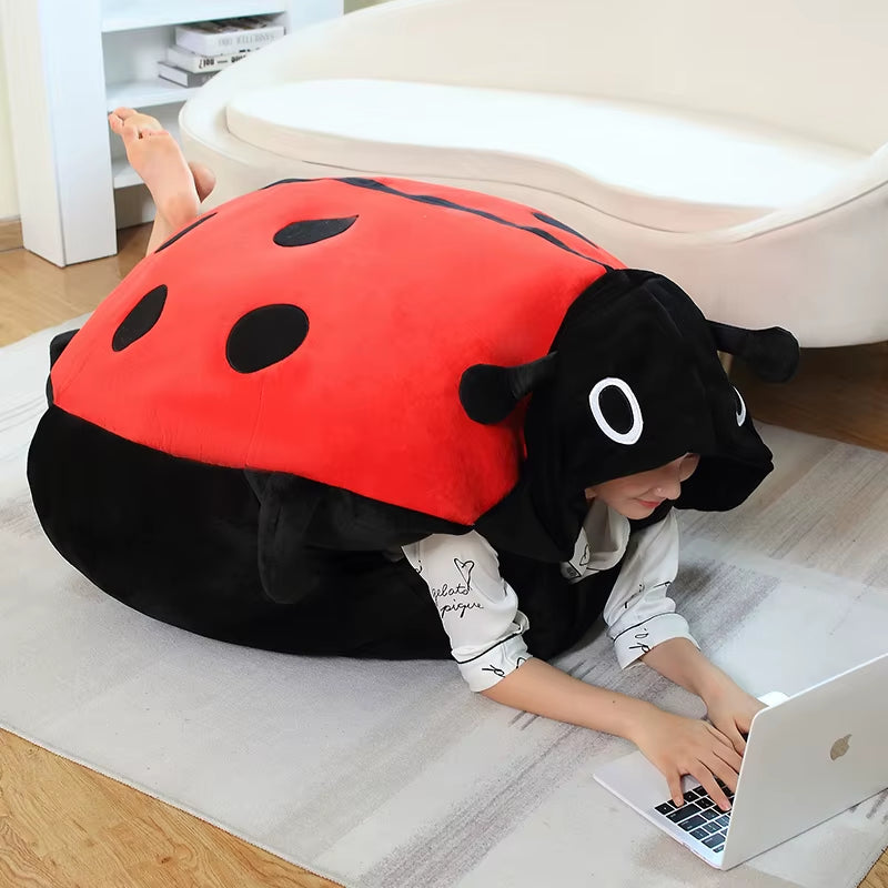 Adorable Ladybug Plush Pillow - Perfect for Parties, Cosplay, and Cozy Comfort!