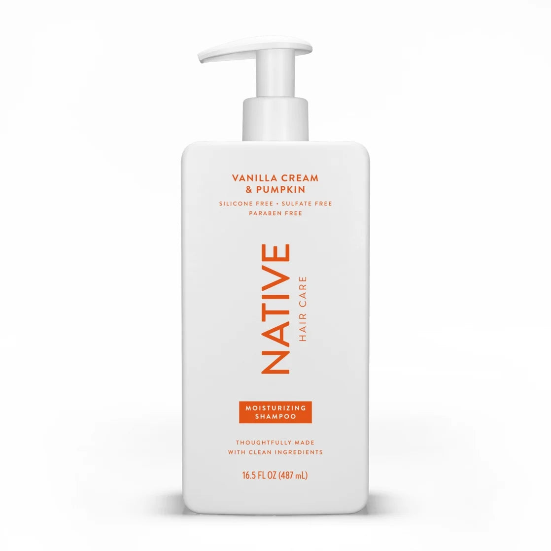 Indulge in Luxury: Limited Edition Vanilla Cream & Pumpkin Moisturizing Shampoo for All - 16.5 Oz