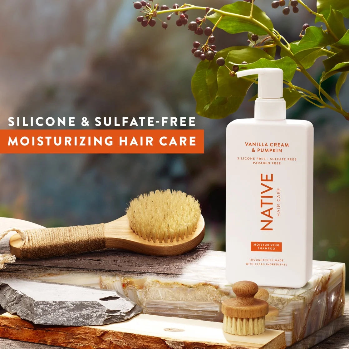 Indulge in Luxury: Limited Edition Vanilla Cream & Pumpkin Moisturizing Shampoo for All - 16.5 Oz