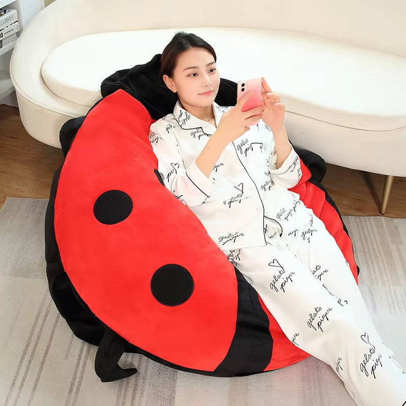 Adorable Ladybug Plush Pillow - Perfect for Parties, Cosplay, and Cozy Comfort!