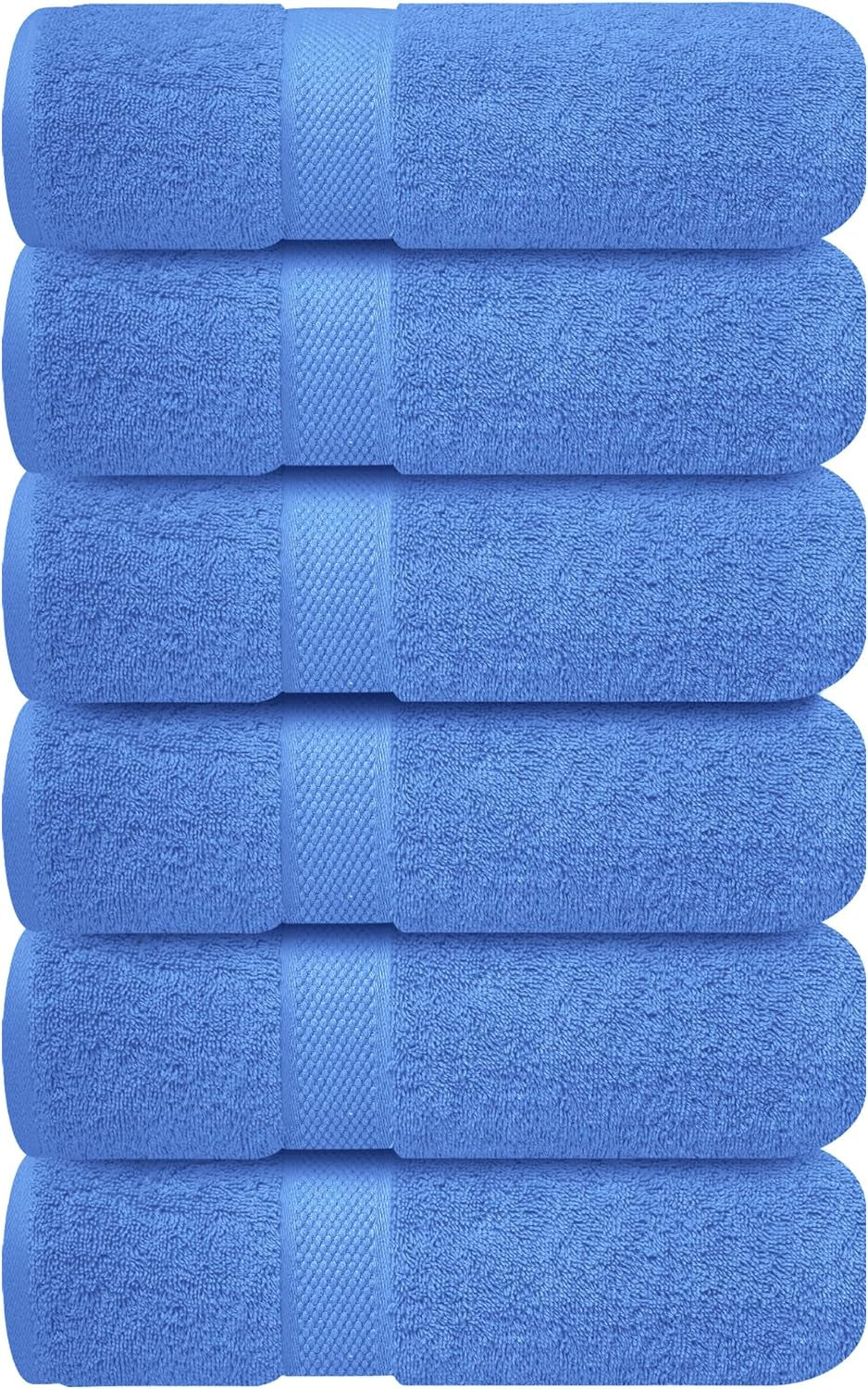 Luxury 100% Cotton Wash Cloths - Soft & Absorbent Face Towels for Bathroom, Gym, and Spa | Pack of 4 (Brilliant White)
