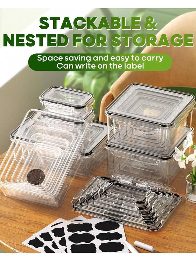 50 Durable Leak-Proof Food Storage Containers with Lids - Ideal for Outdoor Adventures and Reusable Convenience!