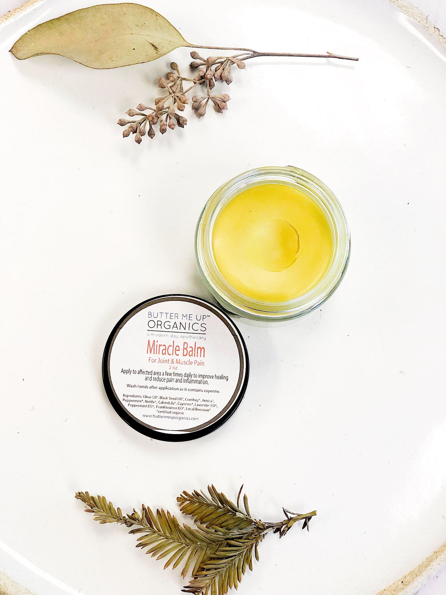 Miracle Balm / Organic Herbal Pain Balm / Muscle Pain / Deep Joint