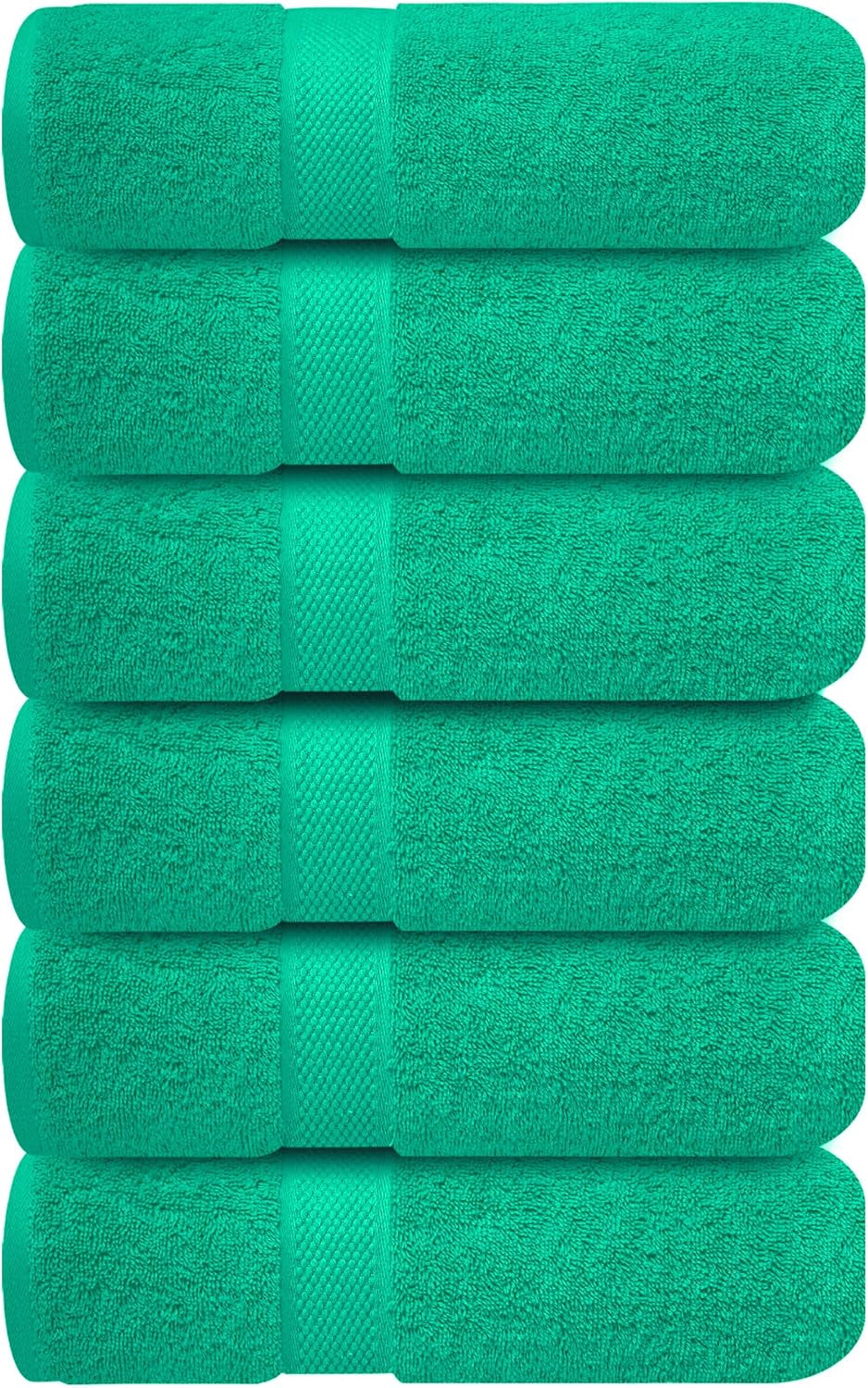 Luxury 100% Cotton Wash Cloths - Soft & Absorbent Face Towels for Bathroom, Gym, and Spa | Pack of 4 (Brilliant White)