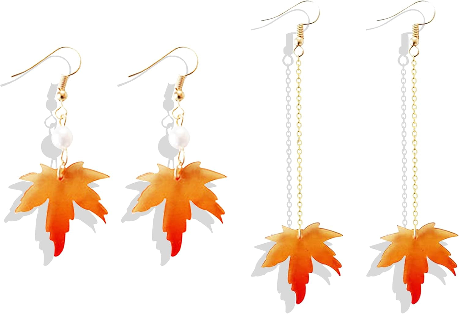 Charming Maple Leaf Fall Earrings - Ideal for Autumn Fashion & Thanksgiving Gifts 2025