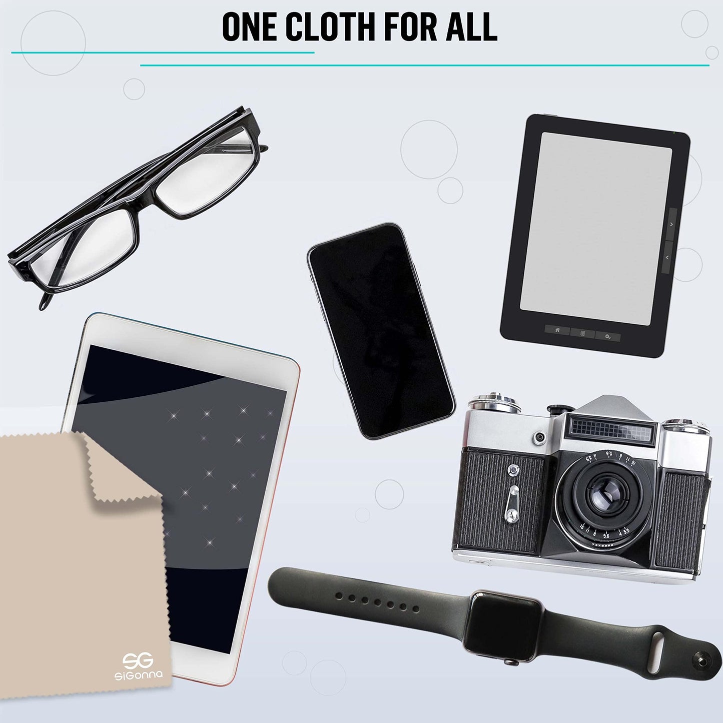 Microfiber Cleaning Cloth for Glasses   Eyeglass Cleaning Cloth   Lens