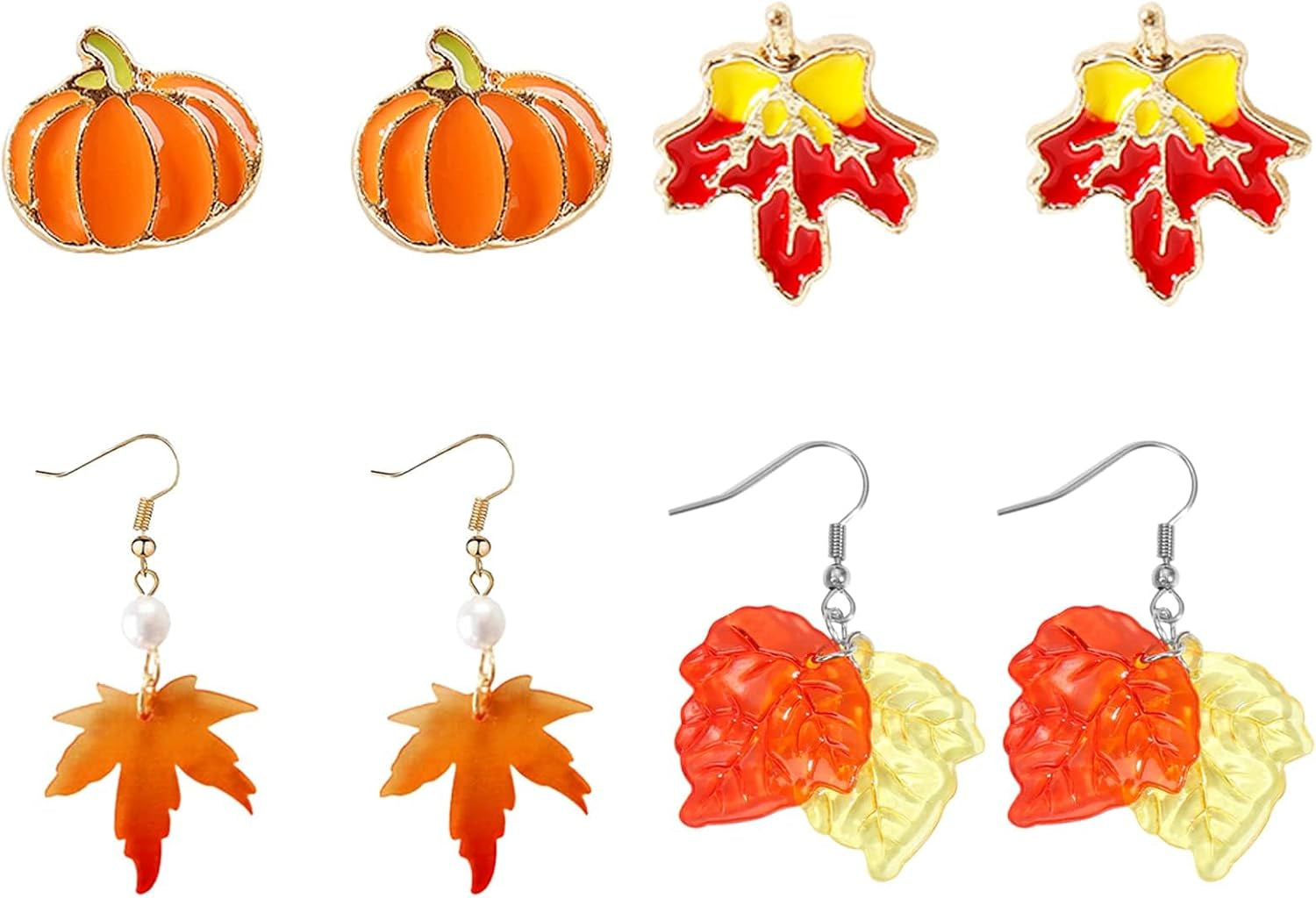 Charming Maple Leaf Fall Earrings - Ideal for Autumn Fashion & Thanksgiving Gifts 2025