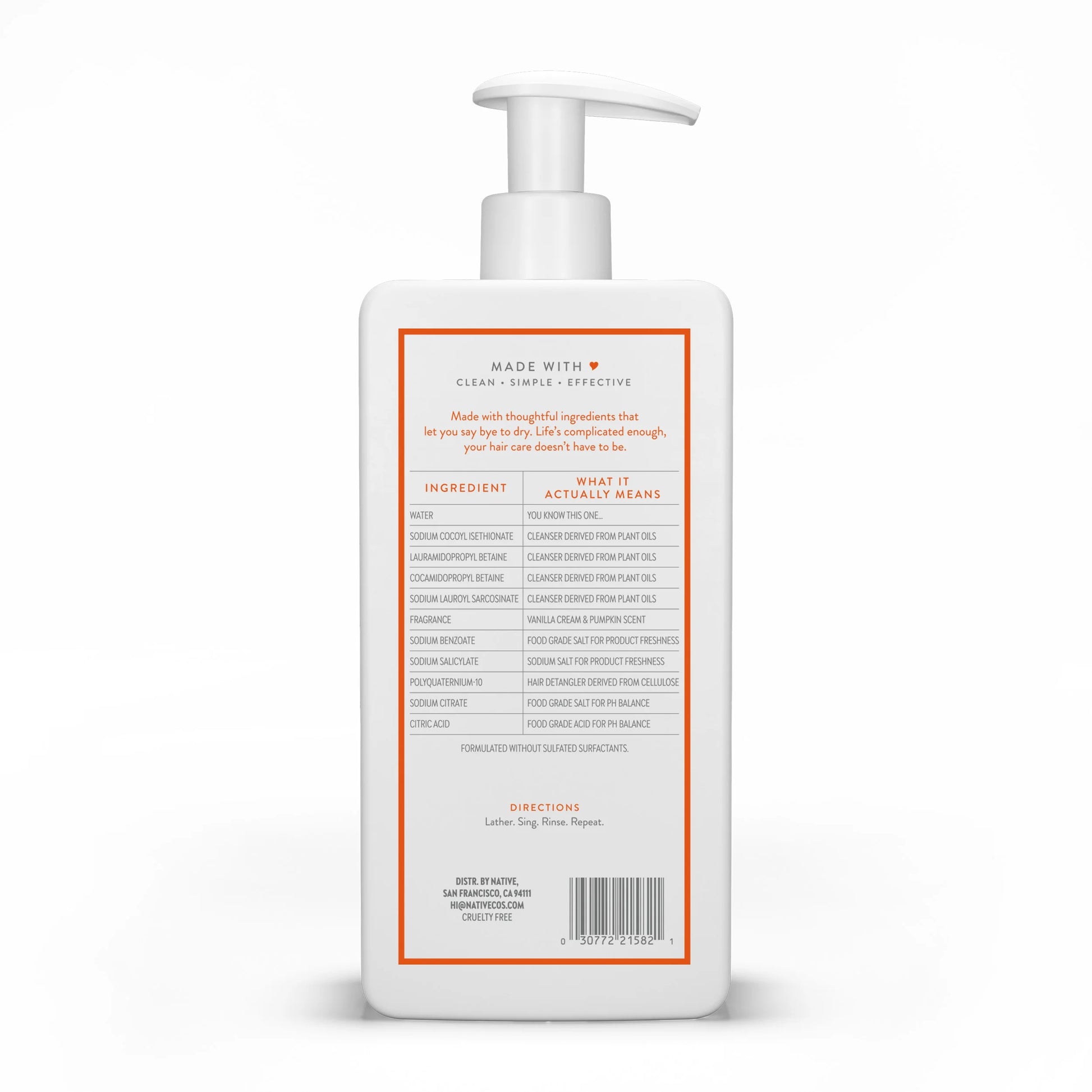 Indulge in Luxury: Limited Edition Vanilla Cream & Pumpkin Moisturizing Shampoo for All - 16.5 Oz