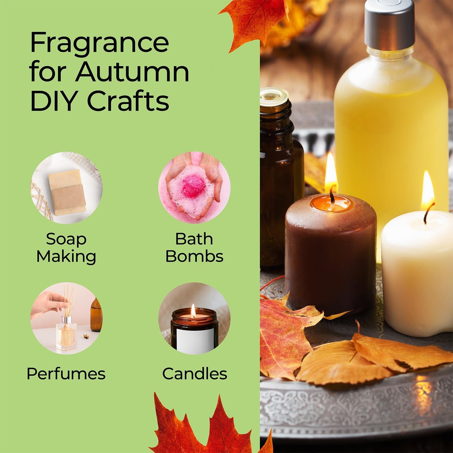 Good Essential Fall Spice Fragrance Oil - 30ml for Diffusers, Soaps, Lotions & Candles - Ideal Aromatherapy Scent for Cozy Ambiance!
